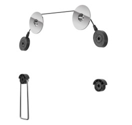 Uchwyt TV WH TV EasyMount L 66-147 cm/ 58 czarny 63490