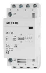 Stycznik modułowy 25A 230V 4xNO SM4 25-40-230V