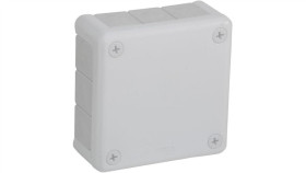 Puszka Natynkowa Pusta 12 Wlotów Viplast Vp-41 Biała Ip55 98X98x42mm 041-01