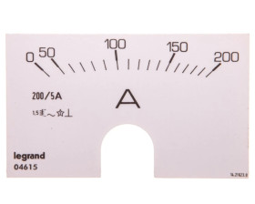 Skala 0-200A do amperomierza 004600 004615