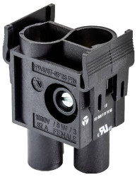 Złącze żeńskie wysokonatężeniowe 78.106.0253.0 Wieland Electric Łączna ilość styków 2 5 szt.