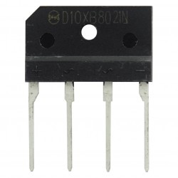 D10XB80 mostek prostowniczy jednofazowy Graetza 800V 10A płaski