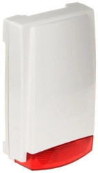 Sygnalizator zewnętrzny, optyczno-akustyczny, diody LED, światło czerwone, przetwornik piezoelektryczny, 115dB MR300RD 24V