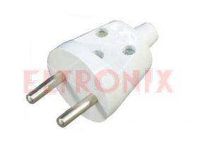 WTYK SIECIOWY WT20 16A/250V BIAŁY PROSTY BEZ UZIOMU