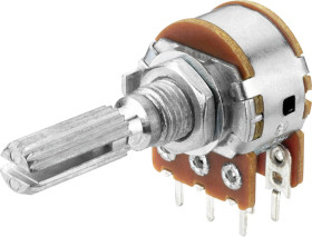 Monacor 0012320 VRA-100S50 Potencjometr obrotowy 0.1 W 50 kΩ 1 szt.