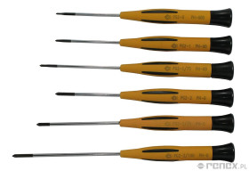 Zestaw sześciu precyzyjnych wkrętaków PHILLIPS