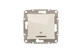 Sedna Przycisk /światło/ z podświetleniem kremowy SDN1800123