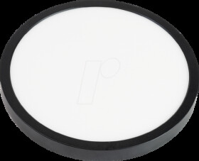 ELED300303 LED CCT panel, recessed/surface-mounted, black, 18 W, 1800 lm, Ø