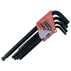 Teng 1479MMA Ball Point Hexagon Key Set of 9 Metric (1.5-10mm)
