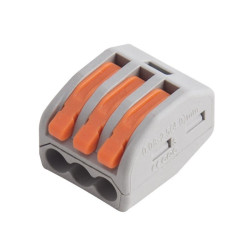 Szybkozłączka 3-tor drut/linka 10szt. zacisk złączka elektryczna