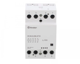 Stycznik modułowy 3Z 1R 63A 230 AC/DC wskaźnik zadziałania 22.64.0.230.4710