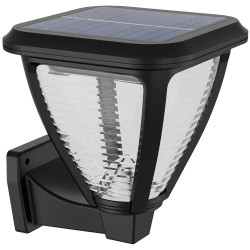 Philips 8720169265707 Vapora Solar Wall Light 1.5W Warm White Black
