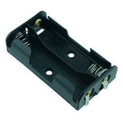 AA x 2 Open Battery Holder Solder Terminals