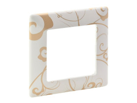 VALENA LIFE Ramka 1 pojedyncza lodowa fantazja 754101 LEGRAND