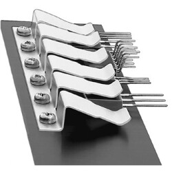 Semiconductor clip, for TO-218, TO-220, TO-247, TO-264, SOT-32, SIP-Multiwatt, THFM 2