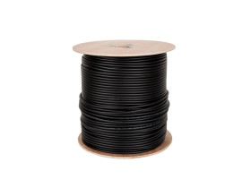 Kabel koncentryczny F690 BV+ŻEL CZARNY 305m