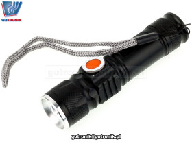 Latarka LED z regulacjÄ ZOOM aluminiowa