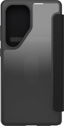 Otterbox React Series Folio Futerał booklet Samsung Galaxy S25 Ultra przeźroczysty, czarny Ładowarka indukcyjna 77-97833