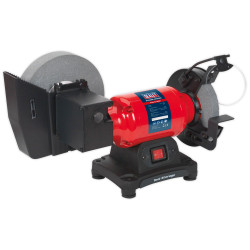 Sealey SM521 Bench Grinder Wet &amp; Dry 200/150mm 250W/230V
