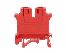 Złączka szynowa 1-torowa ZJU2-6/RD 6mm2 czerwona R34RR-07010000435