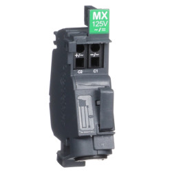 Wyłącznik kompaktowy MCCB, 110 → 130V, 125V, Zaciskowy, Schneider Electric, ComPacT NSXm