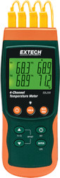Data logger, temperature, USB/SD, Extech SDL200