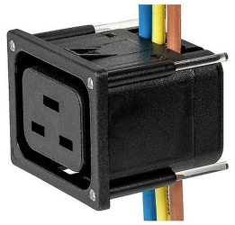 Schurter 3-110-016 Złącze męskie IEC, styki: 3, 250, 16 mA, 1 szt.