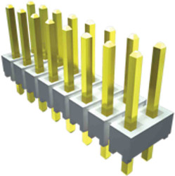 Złącze szpilkowe 50-pinowe raster: 2.54mm -rzędowe Samtec Przewlekany