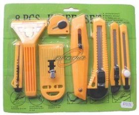 NÓŻ ŁAMANY ZESTAW 8 SZT