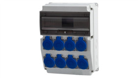 Rozdzielnica Caja 12M - Gniazda 8X230v /12 Modułów/