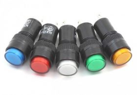 KONTROLKA 12MM 230V AC BIALA