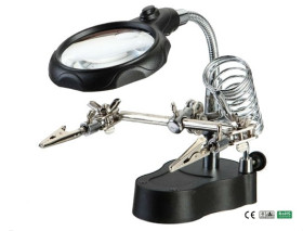 UCHWYT Z LUPA I PODSTAWKA TRZECIA RKA PO