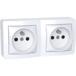 Gniazdo wtykowe Francuski 2-biegunowy natynkowe Schneider Electric 16A