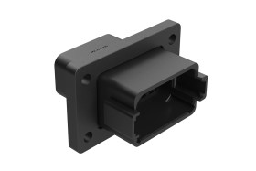 Złącze samochodowe 12-pinowe Amphenol Industrial 2-rzędowe Męski 13A AT Montaż na panelu Złącze samochodowe