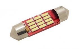 LED 12V C5W 1,5W BIALA 10*41MM