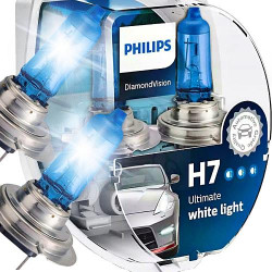 H7 12V 55W Blue Philips 12972 DVS2 5000K