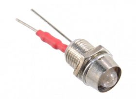 KONTROLKA LED 5MM 24V BIALA