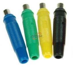 BANANOWE GNIAZDO NA KABEL ZIELONE