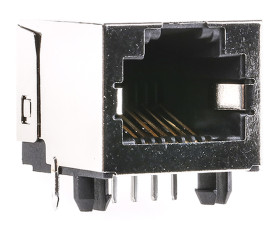Złącze RJ45 Żeński Złącze RJ45 Przewlekany Cat3 Molex, 90°, 8P8C-żyłowe