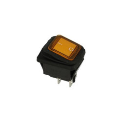 Przełącznik A603Y ON-OFF 2tor ż hermet.żółty 20ADC podśw.12V24V