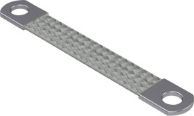 Taśma uziemiająca Hebotec 5-KT025050008C, 500 mm, Przekrój 25 mm ², długość 500 mm, otwór M8Materiał: Miedź ocynowanaBez