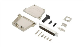 Dtzfrg-62Mhsl D-Sub Hd Męskie Proste Lutowanie Na Przewód Unc 4-40 Pin 62