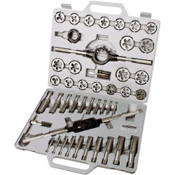 Bruder Mannesmann M53245 Tap Tool Kit 45-Piece Metric Sizes M6-M24
