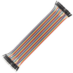 Kabelki M/F 20cm. taśma 40szt. kolory.