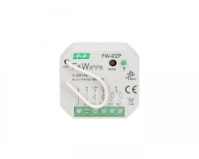 Radiowy podwójny przekaźnik bistabilny - montaż p/t 85-265V AC/DC FiWave FW-R2P