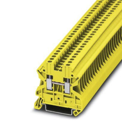 Blok zacisków przelotowych Phoenix Contact poziomy: Pojedynczy 26 → 12AWGŚruba UT 2.5 YE 24A 1 kV