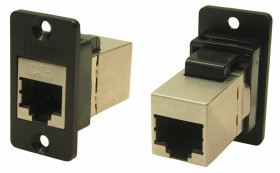 Złącze RJ45 Żeński Złącze RJ45 Montaż na panelu Cat6 RS PRO, 8P8C-żyłowe