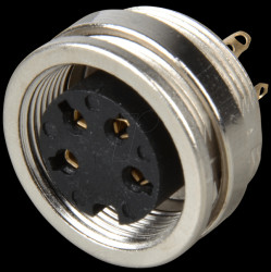 KFV 40 Panel-mounted coupler, front mounting, IP40, 4-pin