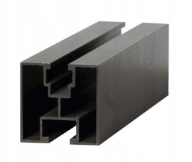 Profil aluminiowy AL do montażu paneli fotowoltaicznych CZARNY 2200mm 40x40 Z-BC-6025 fotowoltaiczna szyna czarny