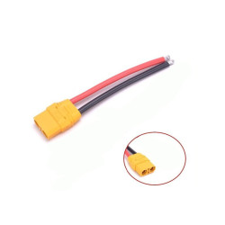 Gniazdo XT90 żeńskie z przewodem